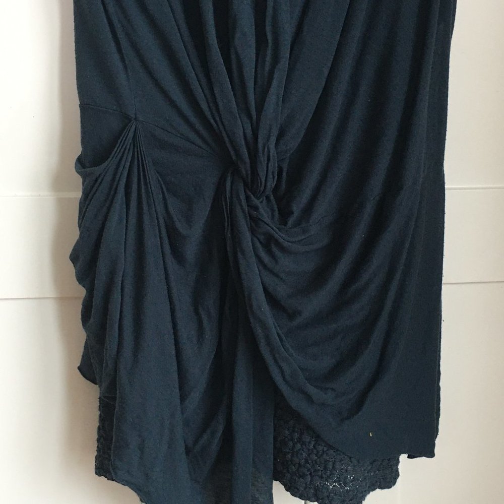 Deletta Dark Teal Sleeveless Blouse - Picture 8 of 9
